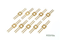 K33/10x Kontakty KaModel pro osvětlení vozů TT/N, 10ks