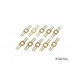 K34/10x Kontakty KaModel pro osvětlení vozů TT/N, 10ks