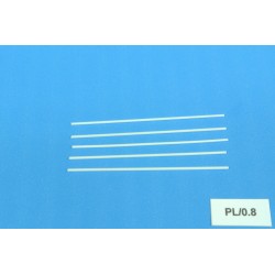 PL/0.8, Plastová tyčinka pro vytváření čepů 0,8x50mm, 5ks