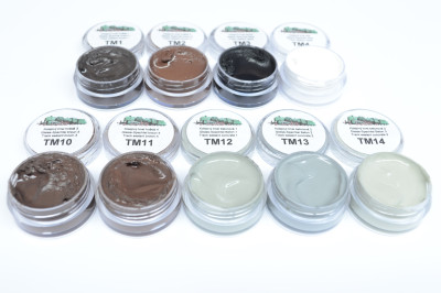 Opravný tmel pro zakrývání děr v kolejových pražcích, bílá, 15g