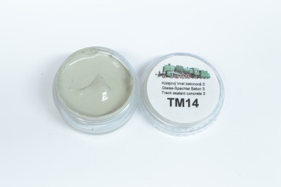 Opravný tmel pro zakrývání děr v kolejových pražcích, betonová 3, 15g